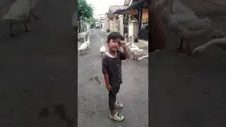 Syakir Lagi Mengejar Angsa