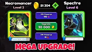 Upgrading Necromancer & Spectre Worth 40k coins 😍 Castle crush