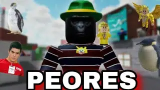 Jugué los PEORES JUEGOS DEL ROBLOX 💩 “E.C. RONDA 1”