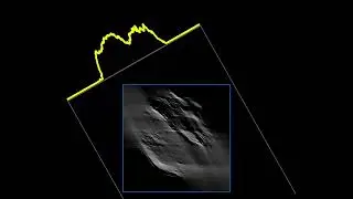 Filtered back-projection buildup of human head slice