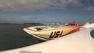 Broadco Cat 5 and Stihl Offshore- RUBBING IS RACING