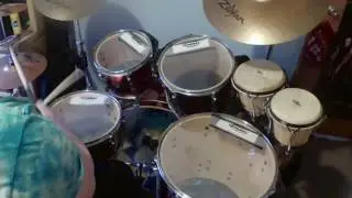 ROCKERVERA ROCKING TO COUNTRY DRUMSET COVER