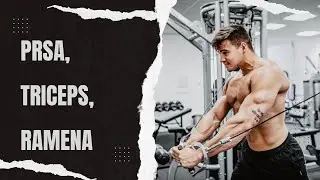 Kamil Smrčka | PRSA , TRICEPS , RAMENA | PUSH DAY | VOICE-OVER
