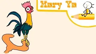 Как нарисовать петуха из 