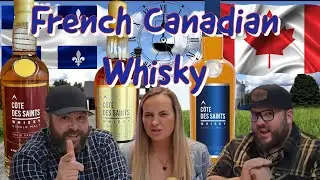 Canadian Whisky from Côte des Saints in Quebec. Bourbon cask, Port cask and Sherry Cask ￼