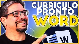 🔴 [MELHOR] CURRÍCULO PRONTO NO WORD. Modelo CURRÍCULO no Word Bonito e Simples para Editar Rápido✔