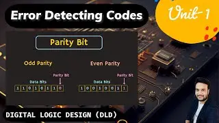 Error detecting Codes || Parity bits || Even parity || Odd Parity