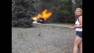Car fire Colorado Springs
