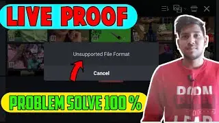 Kinemaster unsupported file format problem solve | kinemaster unsupported file format