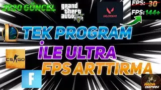 🔧 TEK PROGRAM İLE ULTRA FPS ARTTIRMA🔥(AMD,NVİDİA,İNTEL)⚡ 2020 Güncel