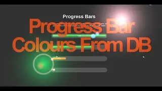 Changing Progress Bars Colours Based On Percent Stored In Database
