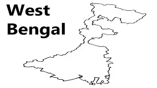 How to Draw the Outline Map of West Bengal | Easy Step-by-Step Drawing Tutorial @XYZArts007