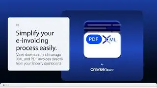 Shopify XML e-Invoicing plugin by Candelasoft