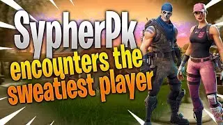 SypherPk rages after he encounters the sweatiest player yet - (Fortnite Battle Royale)