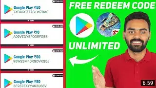Play Store redeem code today || how to get redeem code today
