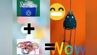 How to make a Wind chime Using waste materials | Vihaan Creations | Best out of waste