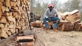 Making Pine Firewood