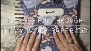 Planner Flip Through in my Ivory Paper Co Planner