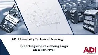 Exporting Logs on a Hikvision NVR