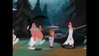 Peter Pan (1953) - Injuns dragging the Lost Boys away