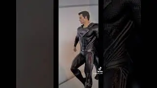 Superman 1/10 Black Suit Zack Snyder's Justice League Iron Studios Statue Movie DC Comics 
