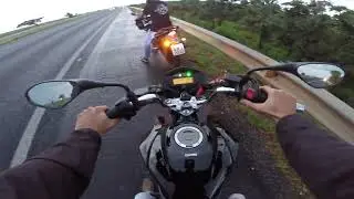 FAN 160 VS FAZER 250 (EU NO TOQUE DA FAN)