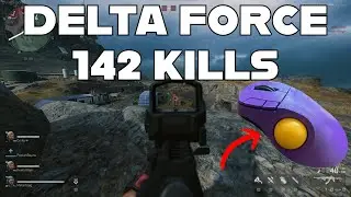 DELTA FORCE | 142 Kills - AKM Havoc Warfare | Ploopy Thumb Trackball Handcam