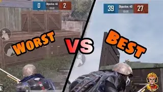 My Worst TDM VS My Best TDM Match | PUBG Mobile || Aryan Spider