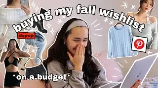 buying my DREAM fall/winter wishlist on a BUDGET