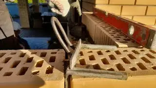 Самодельное приспособление для кладки кирпича. Подходит ученику. Homemade device for laying bricks.
