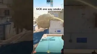 Insane NEW one way smoke on #dust2 (watch the linked video for more smokes)