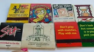 Old Advertising On Matches & Funny Sayings