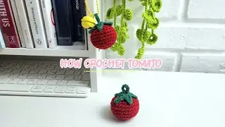 สอนถักมะเขือเทศไหมพรม🍅| crochet tomato for beginners | Kataiythong
