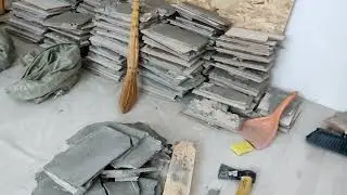 плитка отвалилась после укладки. как почистить плитку от клея?