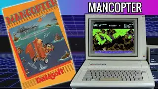 Mancopter by Datasoft [1984] (C64) | Sprite Castle Plays