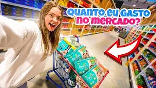 FIZ O RANCHO DO MÊS DEPOIS DE TER BEBÊ!! 😱😱😱
