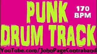 Punk Rock Drum Track 170 bpm FREE Drums Only