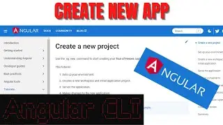 3. Create a New Angular Application
