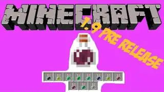 Minecraft: How To Make ALL Potions (1.9 Pre-Release 3)