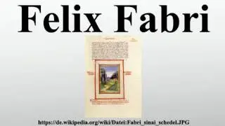 Felix Fabri
