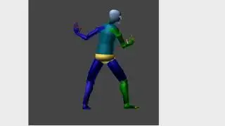 Game Animation - Locomotion Human Walk Edge Right (3ds Max and Maya)