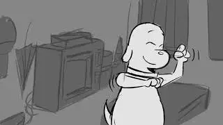 robot dreams rough storyboard