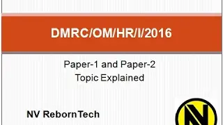 DMRC Exam syllabus Topicwise part 2