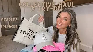 COLLECTIVE HAUL & TRY-ON | Recent Favorites | Marc Jacobs, Saint Laurent, Agolde, Anine Bing & More!