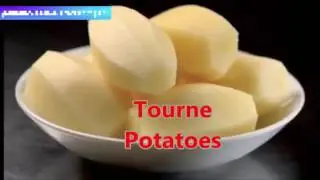 Удивительные резки картофеля навыки #01