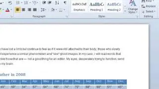 Structure Tables for Easy Navigation