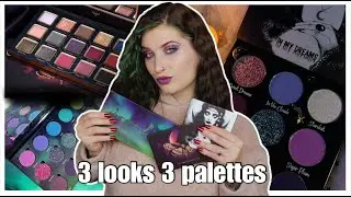 3 Looks 3 Palettes! | Simply Posh, Lethal Cosmetics, Salem Cosmetics