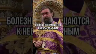 Болезни возвращаются к неблагодарным. Отец Андрей Ткачёв