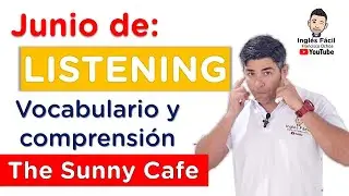 Reto LISTENING - THE SUNNY CAFE - vocabulario y comprensión en inglés.