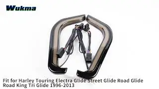 LED Lower Fairing Accent Lights Turn Signal Light Running Light for Harley Touring Street Glide